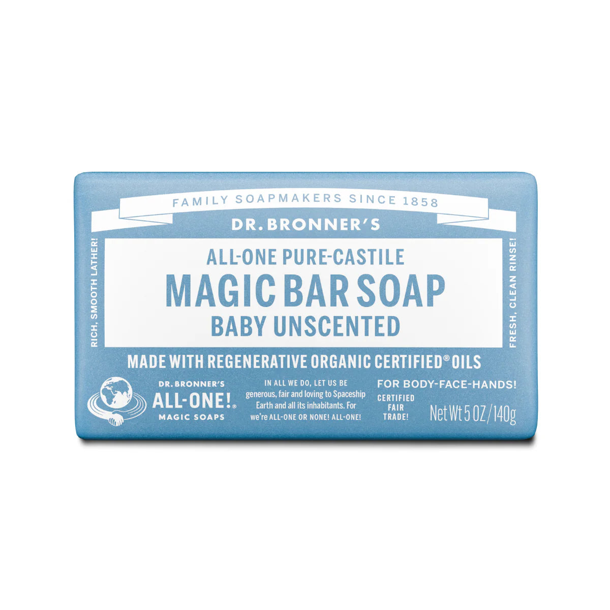 Jabon en Barra Dr. Bronners organicos (Para baño)