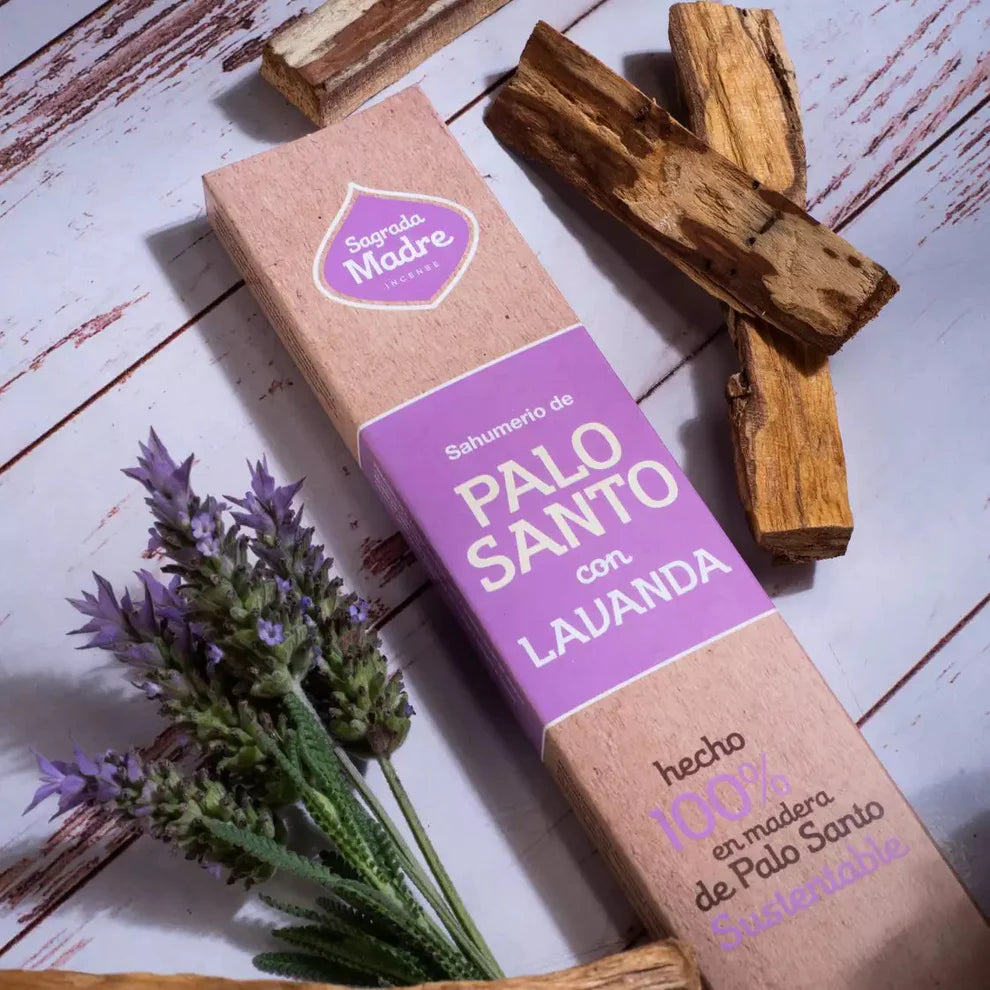 Incienso de palo santo con lavanda