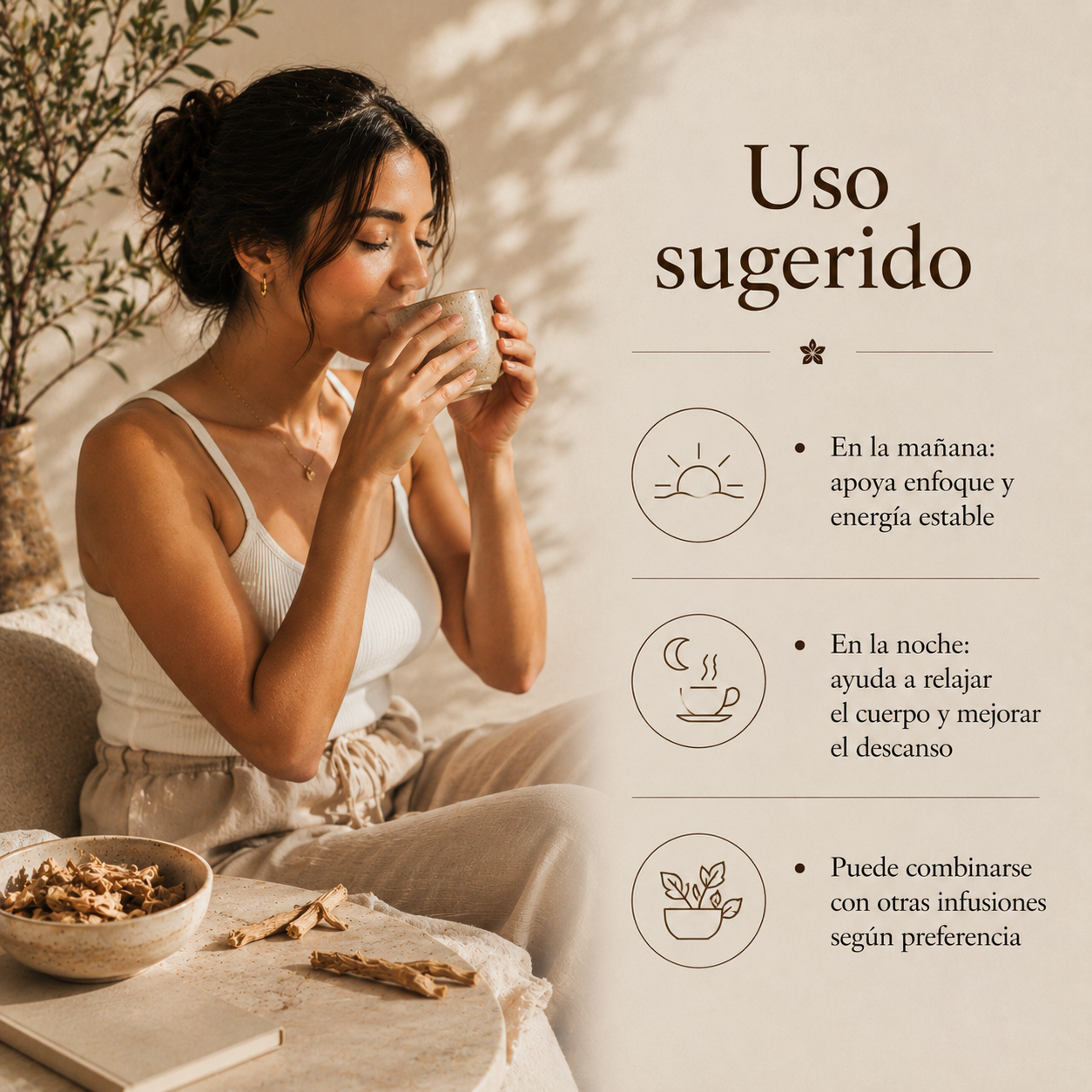 🌿 Ashwagandha Raíz para Infusión – Adaptógeno