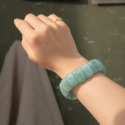 Pulsera de Aventurina Ovalada - Prosperidad