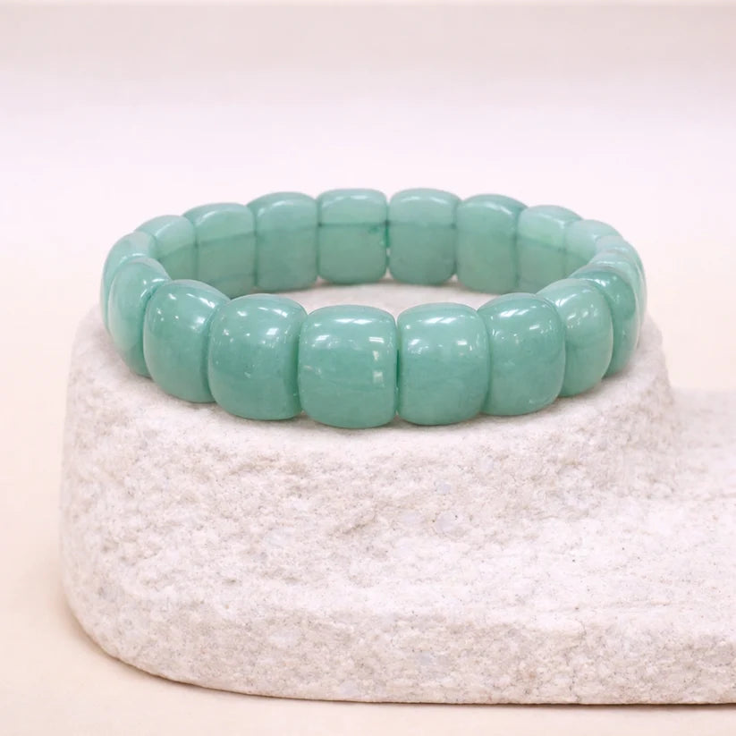 Pulsera de Aventurina Ovalada - Prosperidad