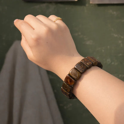 Pulsera de Broncita Cuadrada - Confianza