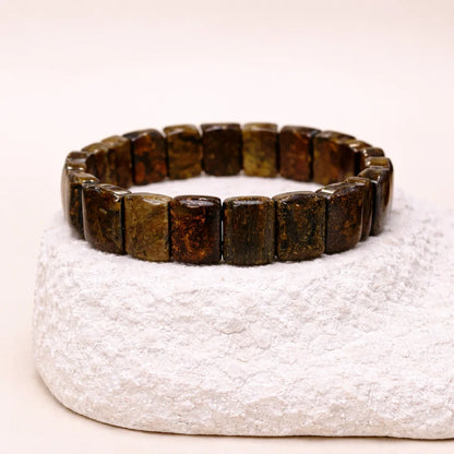 Pulsera de Broncita Cuadrada - Confianza