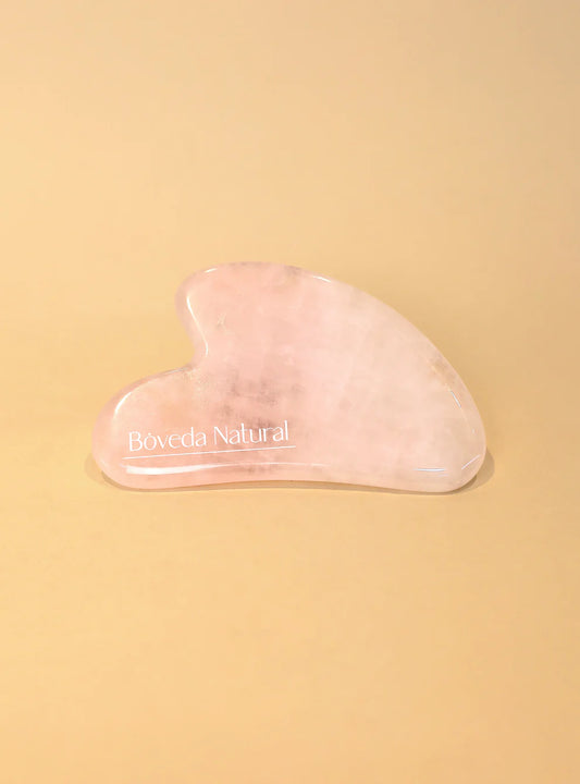 Gua-sha cuarzo rosa