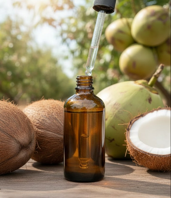 Aceite de coco prensado al frio