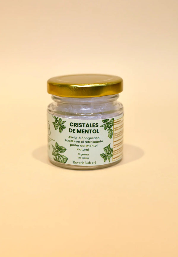 Cristales de mentol 30g