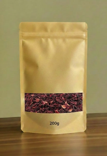 🌺 Flor de Jamaica Seca – Infusión Natural Refrescante