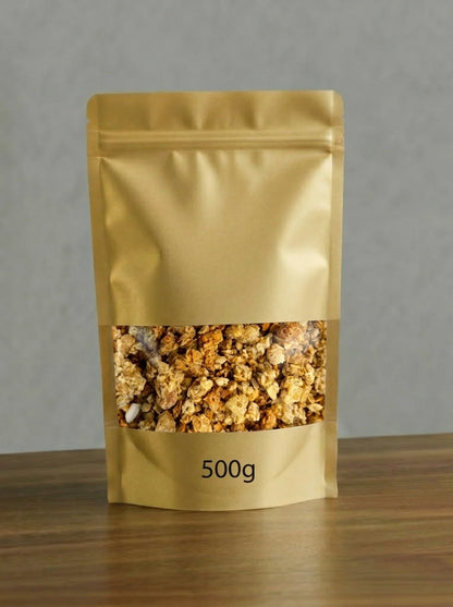 Granola de vainilla y almendras