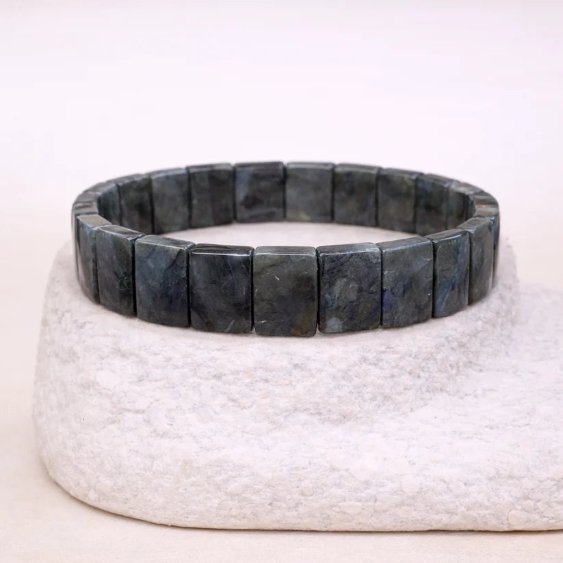 Pulsera de Labradorita Cuadrada - Intuición