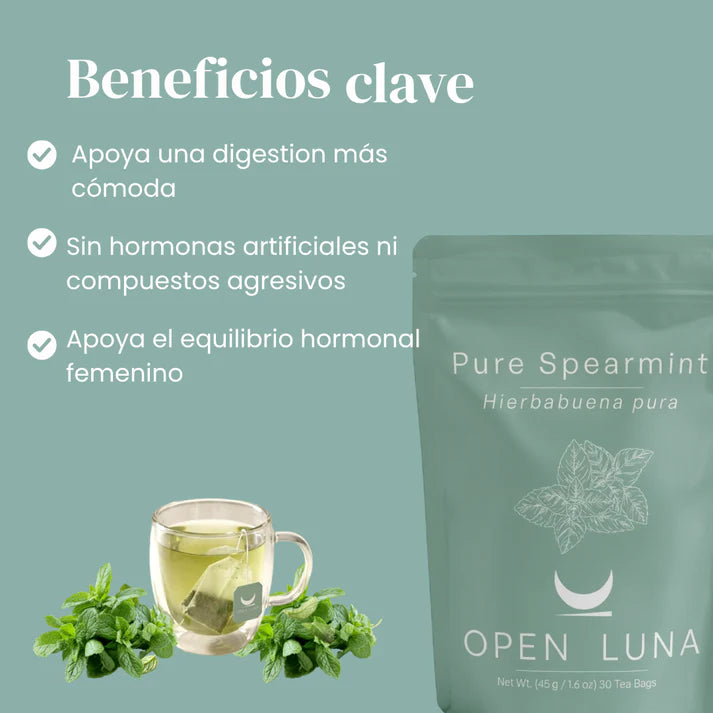 Pure Spearmint - Hierbabuena Pura - 30 Tea bags