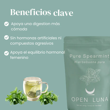 Pure Spearmint - Hierbabuena Pura - 30 Tea bags