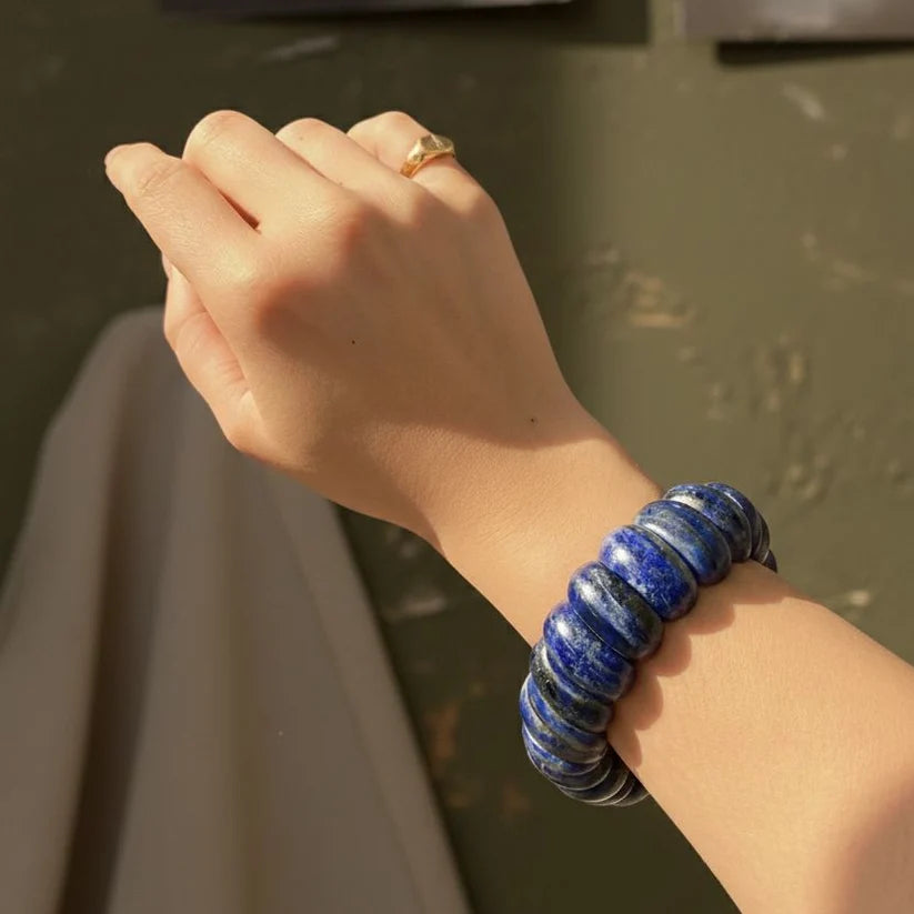 Pulsera de Lapizlázuli Ovalada - Intuición