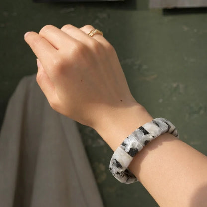 Pulsera de Piedra de luna Cuadrada