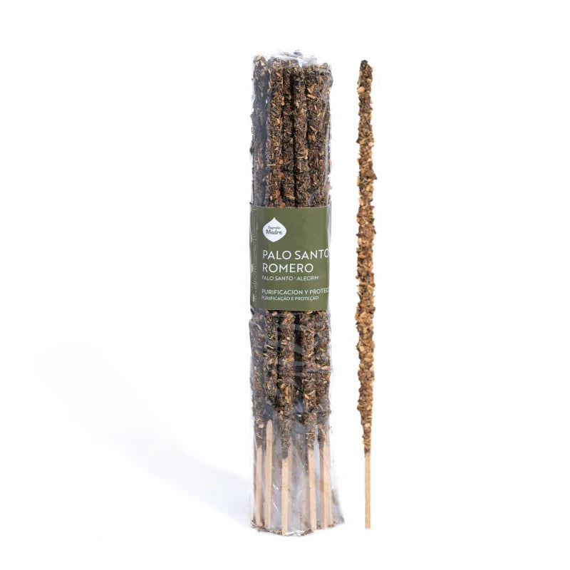 Incienso Palo Santo con Romero (20 Varillas – Sagrada Madre)